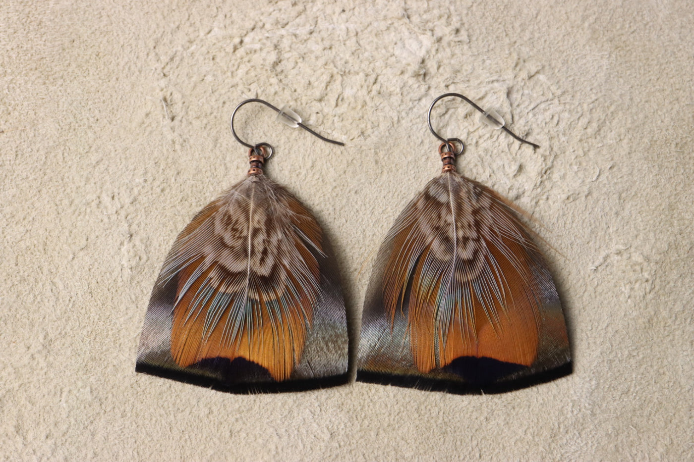 Horizon Line Feather Dangles