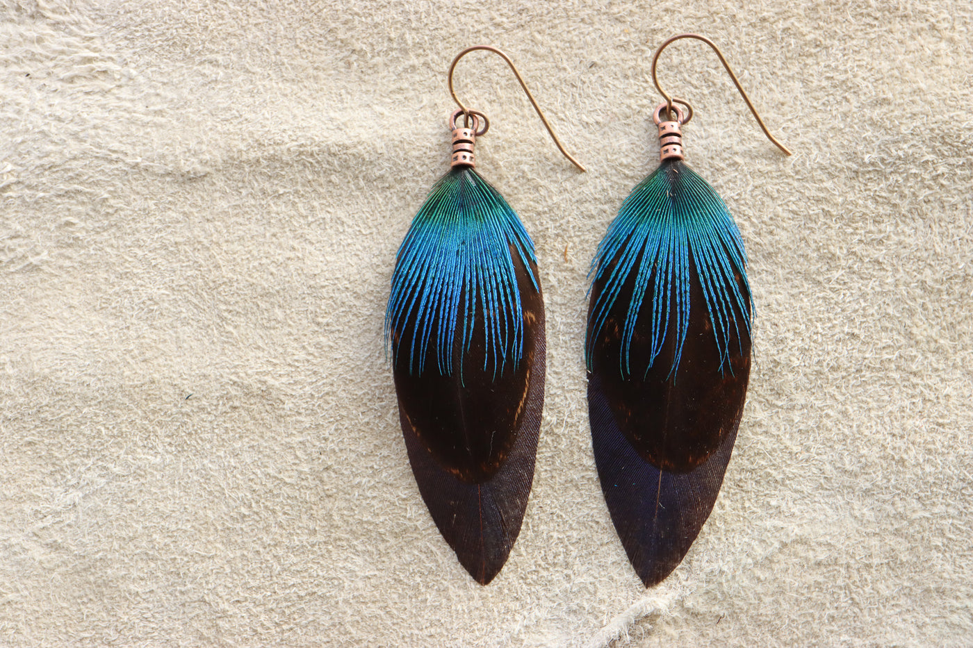 Desert Reflection Feather Dangles
