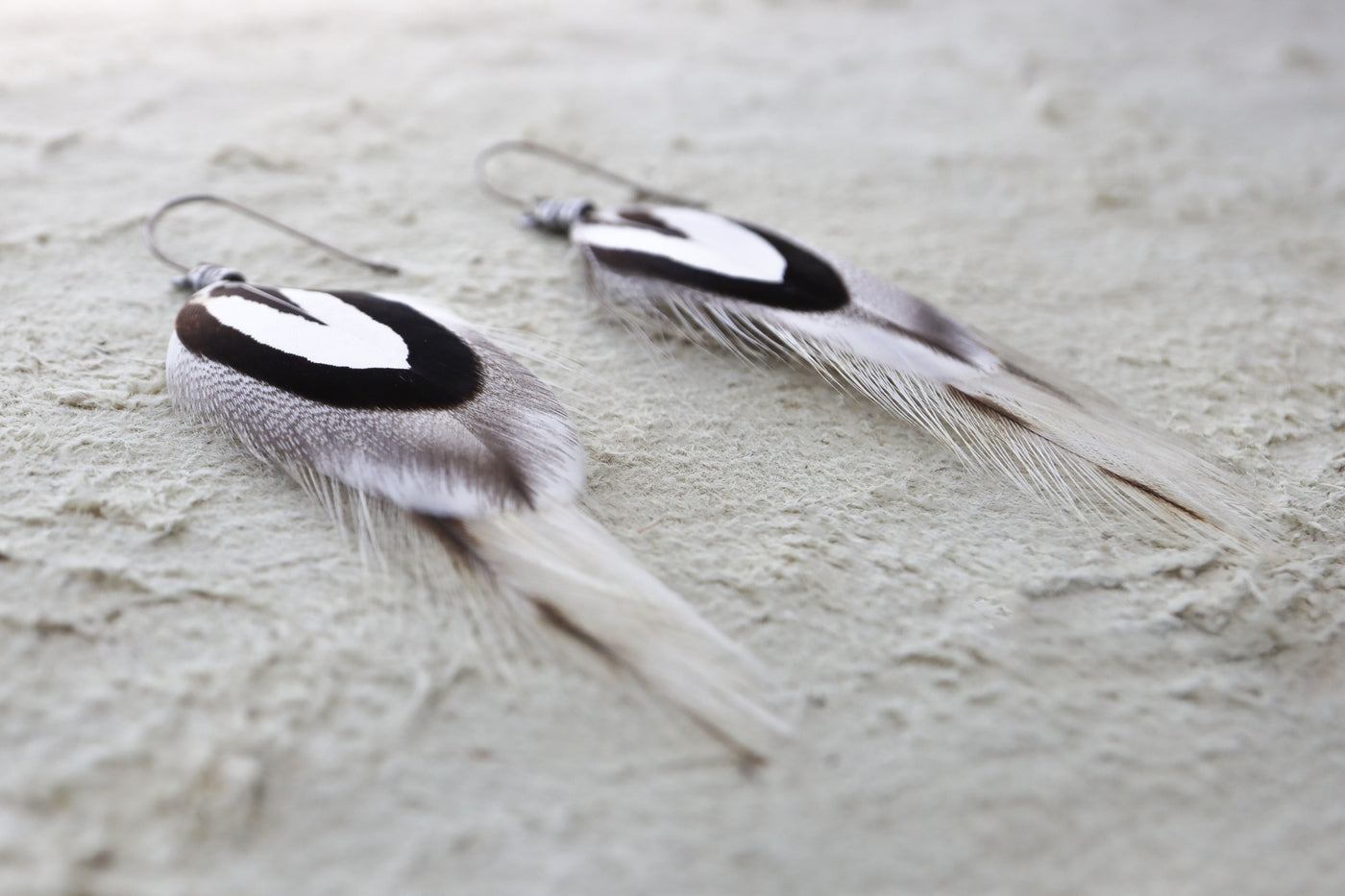 Desert Cloud Feather Dangles