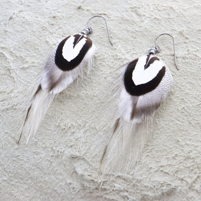 Desert Cloud Feather Dangles