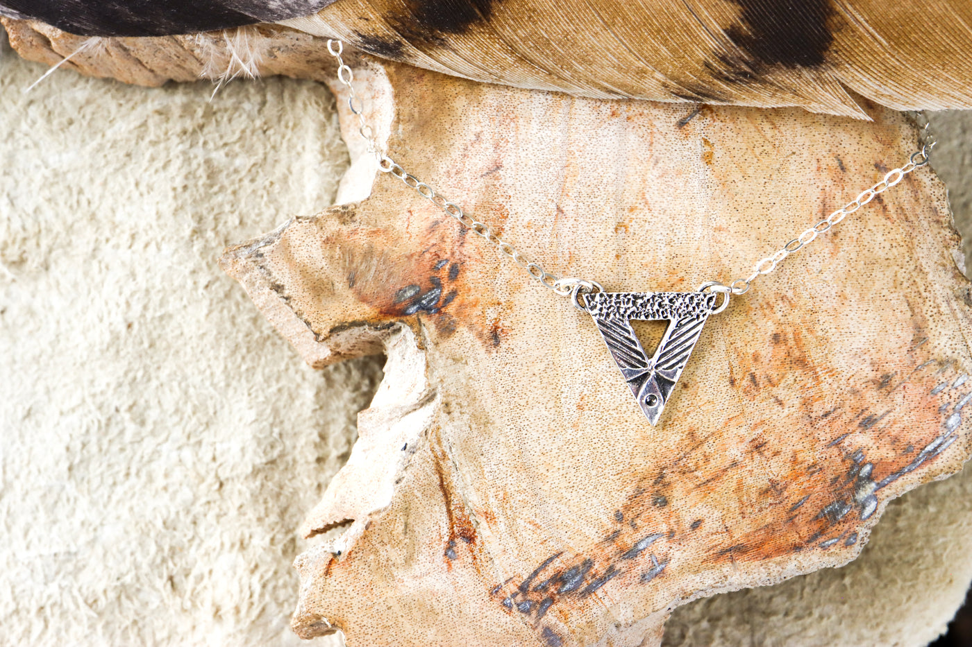 Inner Knowing Triangular Geo Necklace